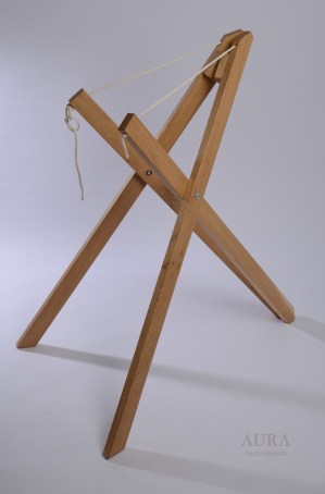 Handmade wooden dulcimer holder 