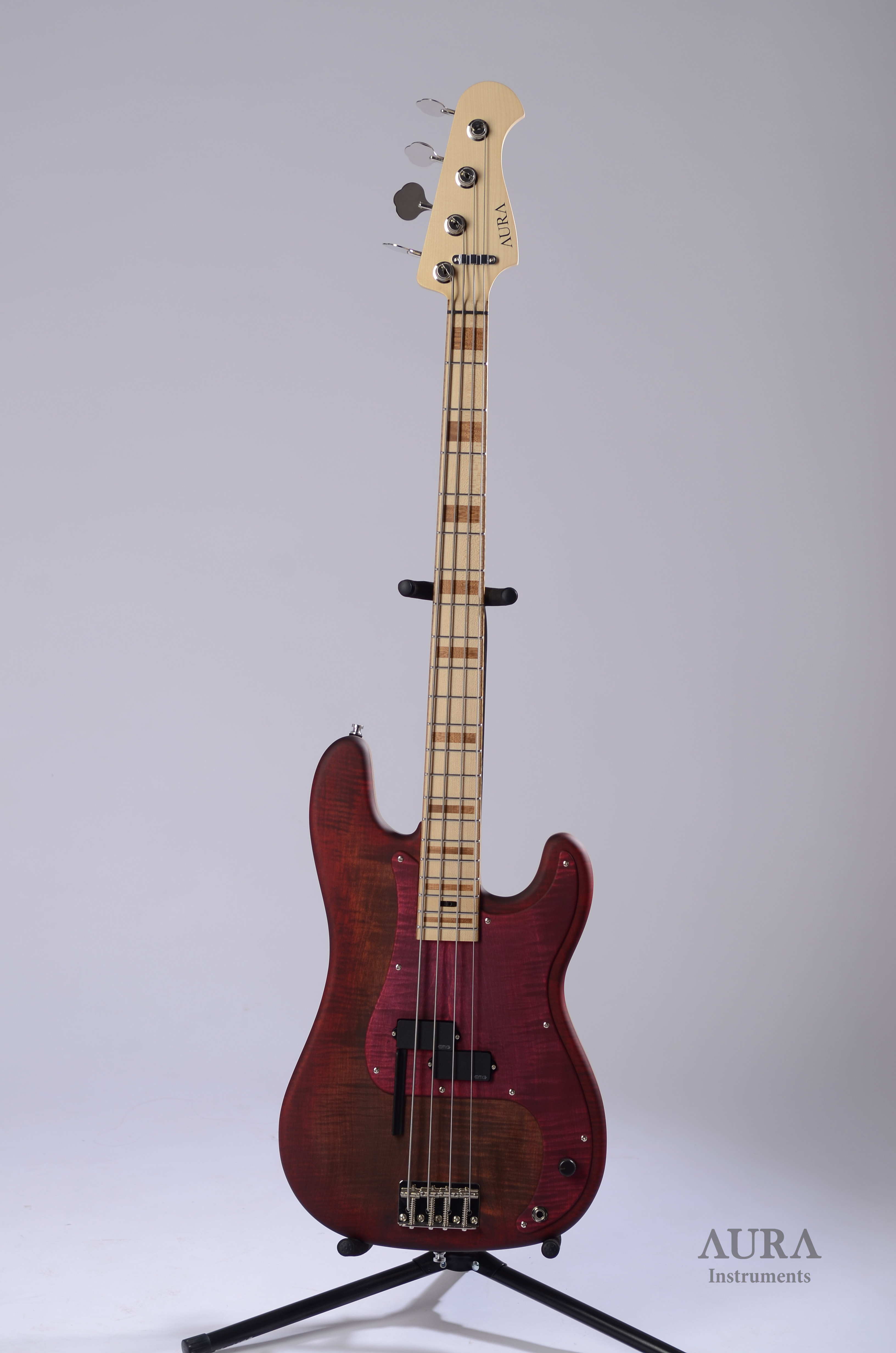 Handmade Aura Precision Bass PK Red