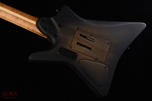 Handmade Aura Headless Explorer Guitar