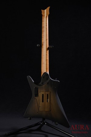 Handmade Aura Headless Explorer Guitar