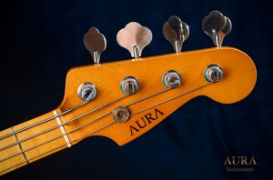 Basgitara Aura Precision Jazz Bass - Heavy Relic