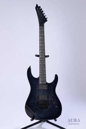 Handmade guitar Aura Black Pearl