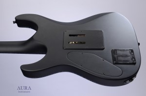 Handmade guitar Aura Black Pearl