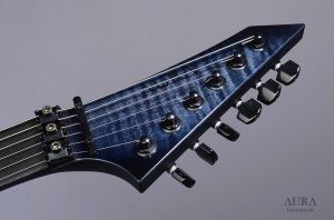 Handmade guitar Aura Black Pearl