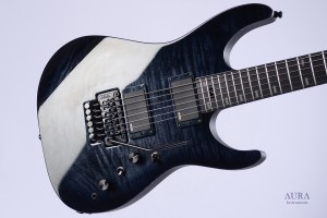 Handmade guitar Aura Black Pearl