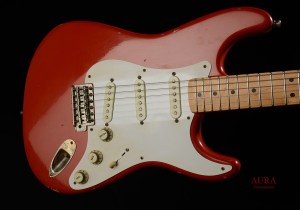 AURA Relic Stratocaster Refinish Red Fiesta 